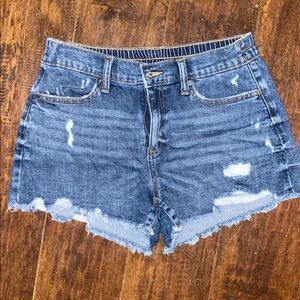 Aerie Daydream Pull On Denim Shorts